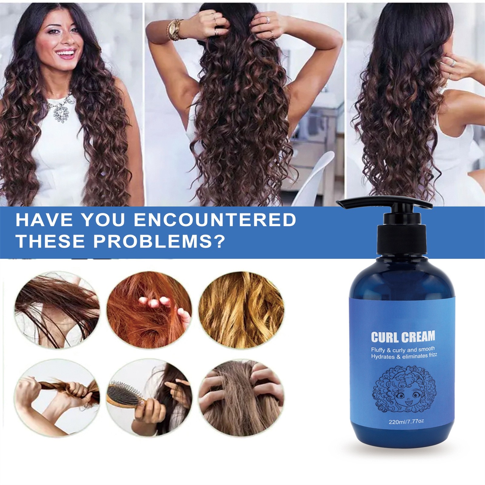 For All Hair Types Curl Defining Moisturizing Curly Hair Products